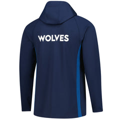 Minnesota Timberwolves Authentic On Court Zone Quarter-Zip Dri-FIT Hoodie Jacket - Navy | Nike outlet
