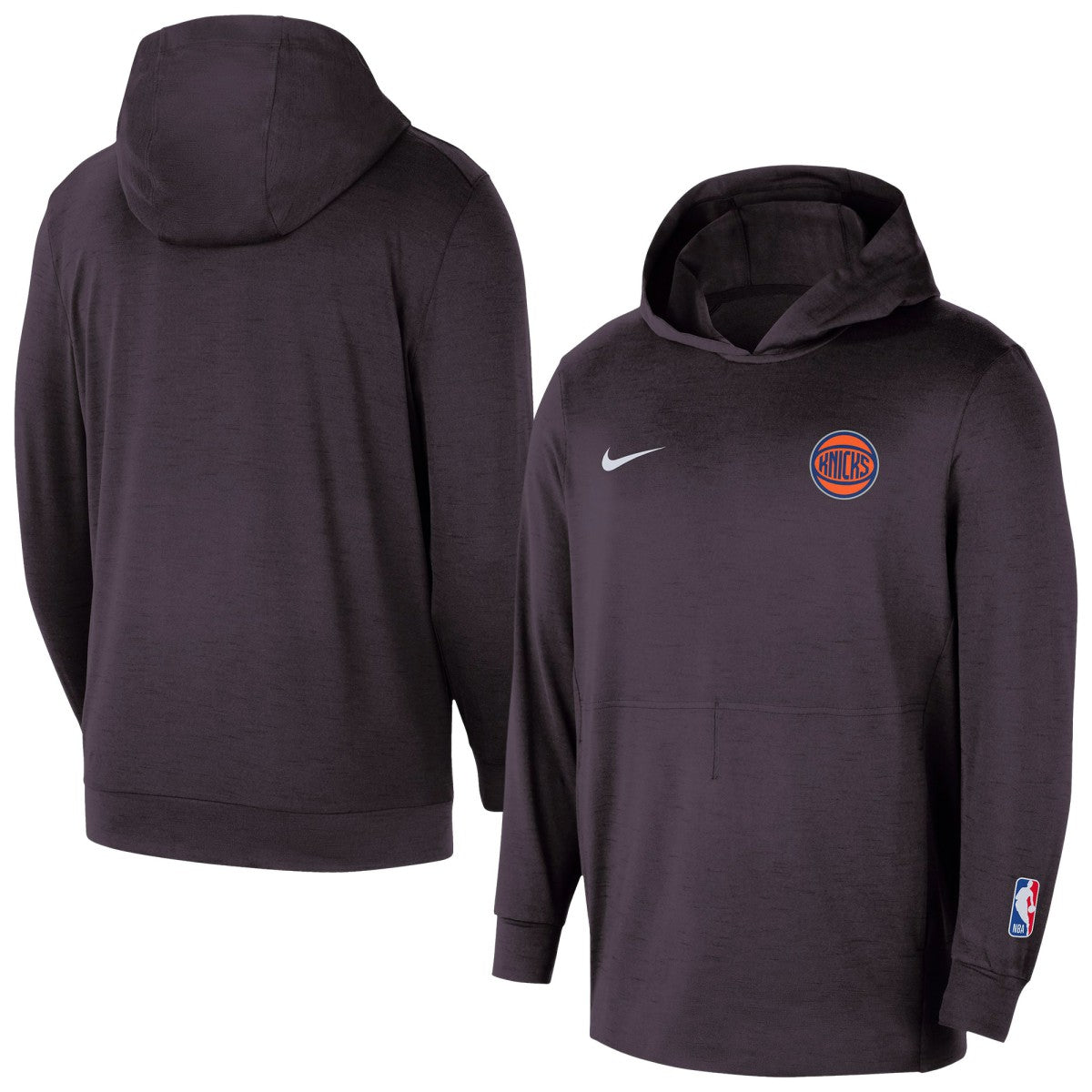 New York Knicks Authentic Practice Yoga Restore Dri-Fit Pullover Hoodie - Black | Nike outlet