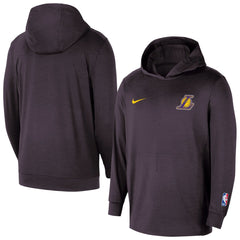 Los Angeles Lakers Authentic Practice Yoga Restore Dri-Fit Pullover Hoodie - Black | Nike outlet