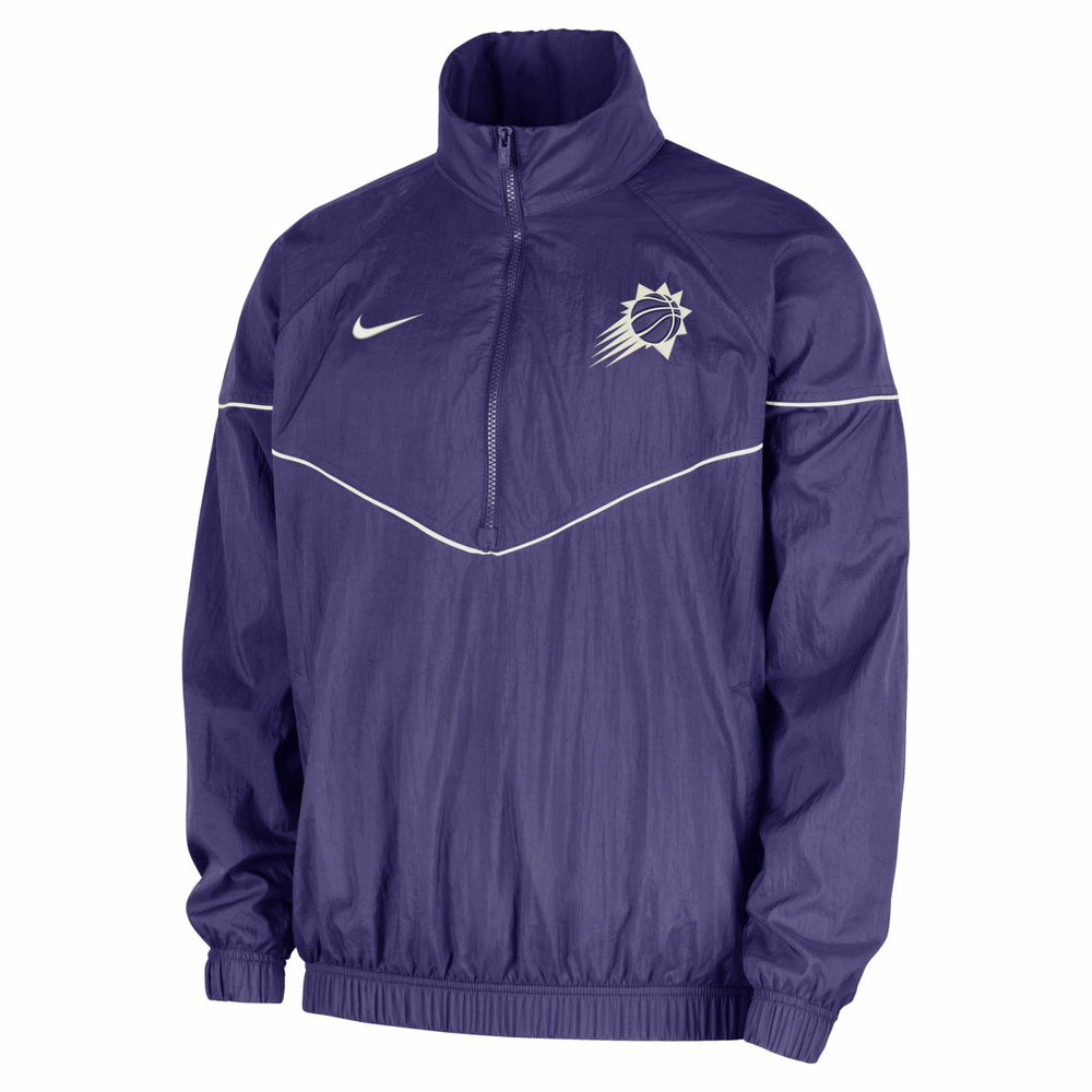 Phoenix Suns Courtside Windrunner Woven Half-Zip Hooded Jacket - Purple | Nike online