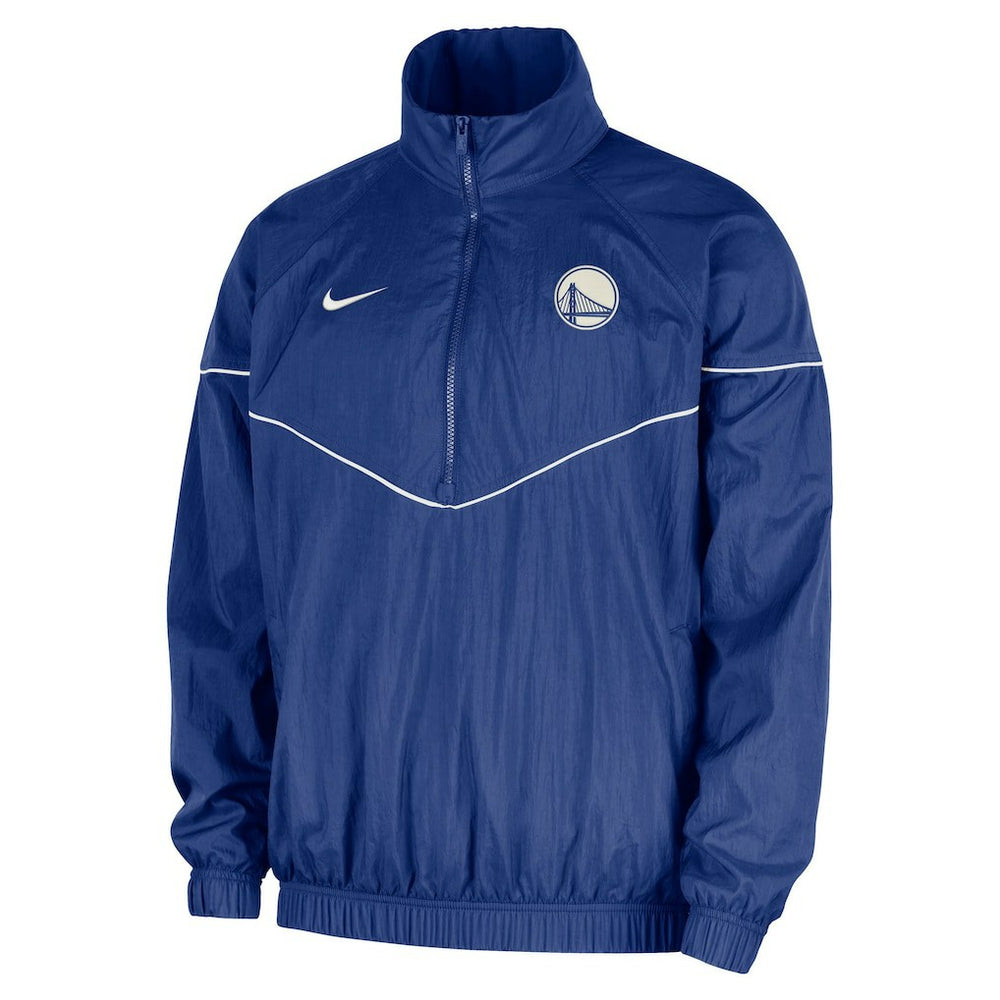 Golden State Warriors Courtside Windrunner Woven Half-Zip Hooded Jacket sale - Royal | Nike shop