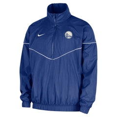 Golden State Warriors Courtside Windrunner Woven Half-Zip Hooded Jacket sale - Royal | Nike shop