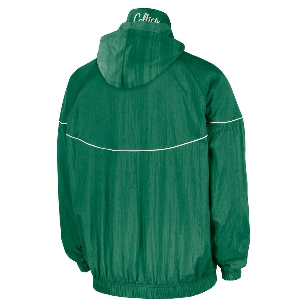 Boston Celtics Courtside Windrunner Woven Half-Zip Hooded Jacket - Kelly Green | Nike shop