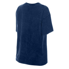 Atlanta Braves Women's Mineral Wash Oversized T-Shirt - Navy | New Era