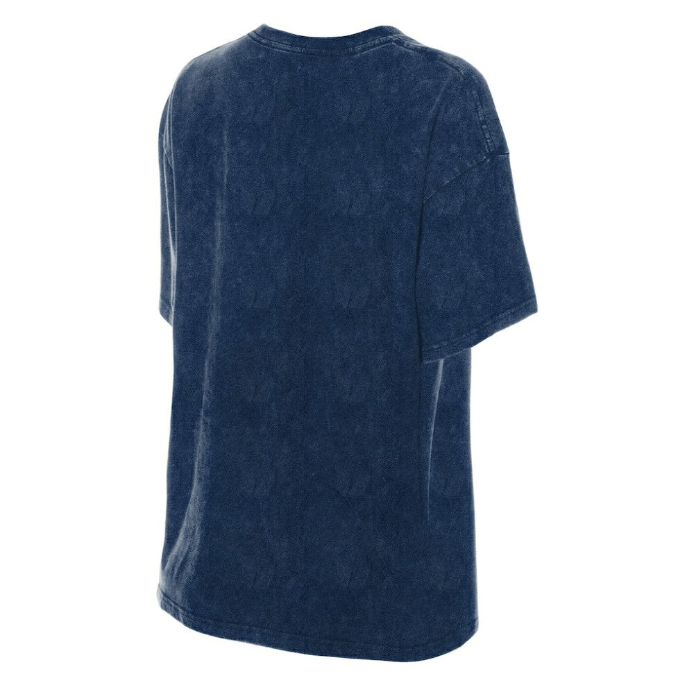 Detroit Tigers Women's Mineral Wash Oversized T-Shirt - Navy | New Era