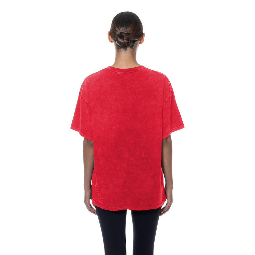 Philadelphia Phillies Women's Mineral Wash Oversized T-Shirt - Red | New Era