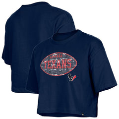 NFL Houston Texans Girl's Flip Sequin Boxy T-Shirt