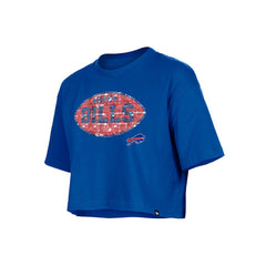 NFL Buffalo Bills Girl's Flip Sequin Boxy T-Shirt