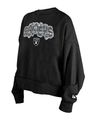 NFL Las Vegas Raiders Girl's Flip Sequin Sweatshirt