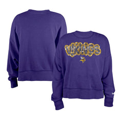 NFL Minnesota Vikings Girl's Flip Sequin Sweatshirt