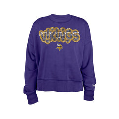 NFL Minnesota Vikings Girl's Flip Sequin Sweatshirt