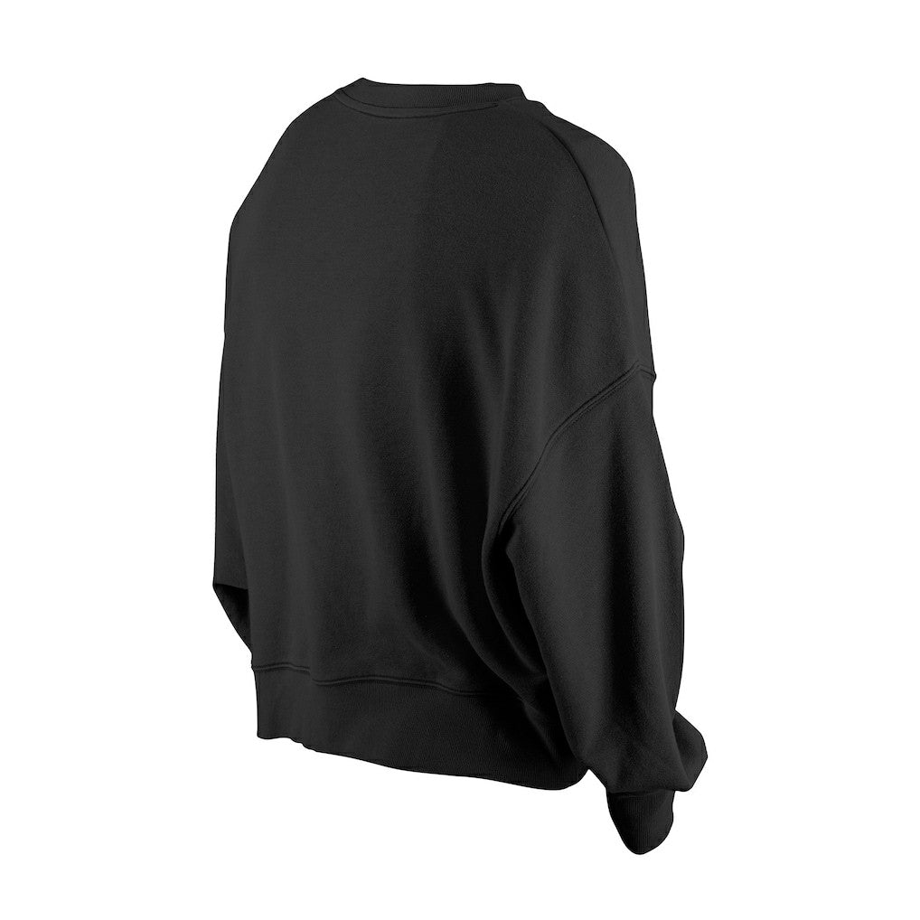 NFL Baltimore Ravens Women's Oversized Throwback Mineral Wash Crew Neck Sweatshirt