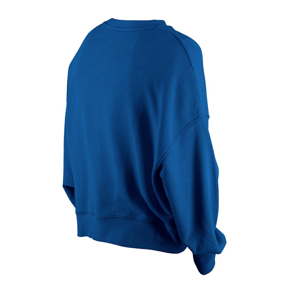NFL Buffalo Bills Women's Oversized Throwback Mineral Wash Crew Neck Sweatshirt