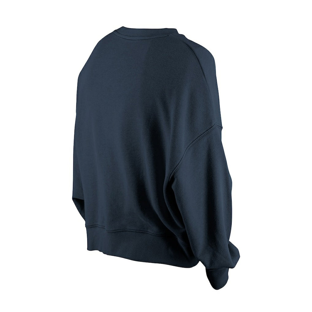 NFL Seattle Seahawks Women's Oversized Throwback Mineral Wash Crew Neck Sweatshirt