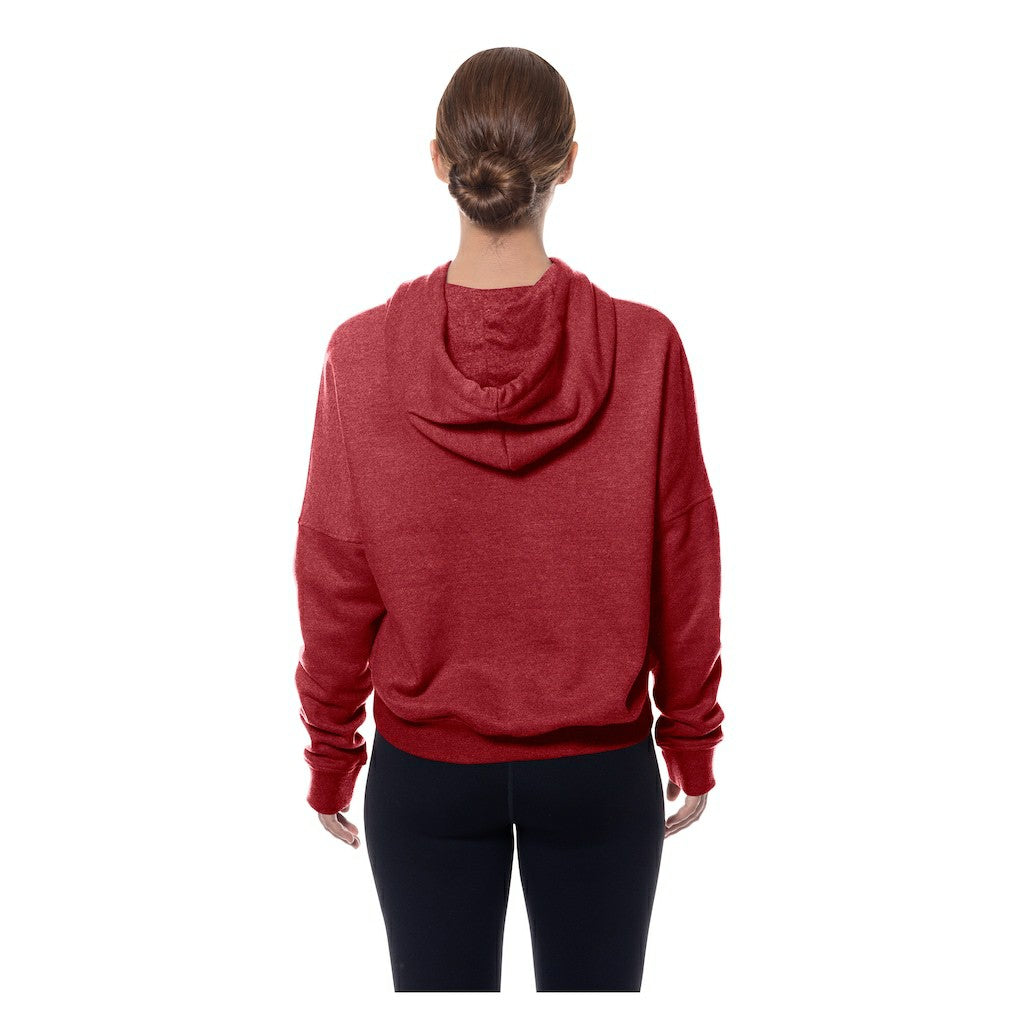 NFL Washington Commanders Women's Throwback Boxy Hoodie Sweatshirt