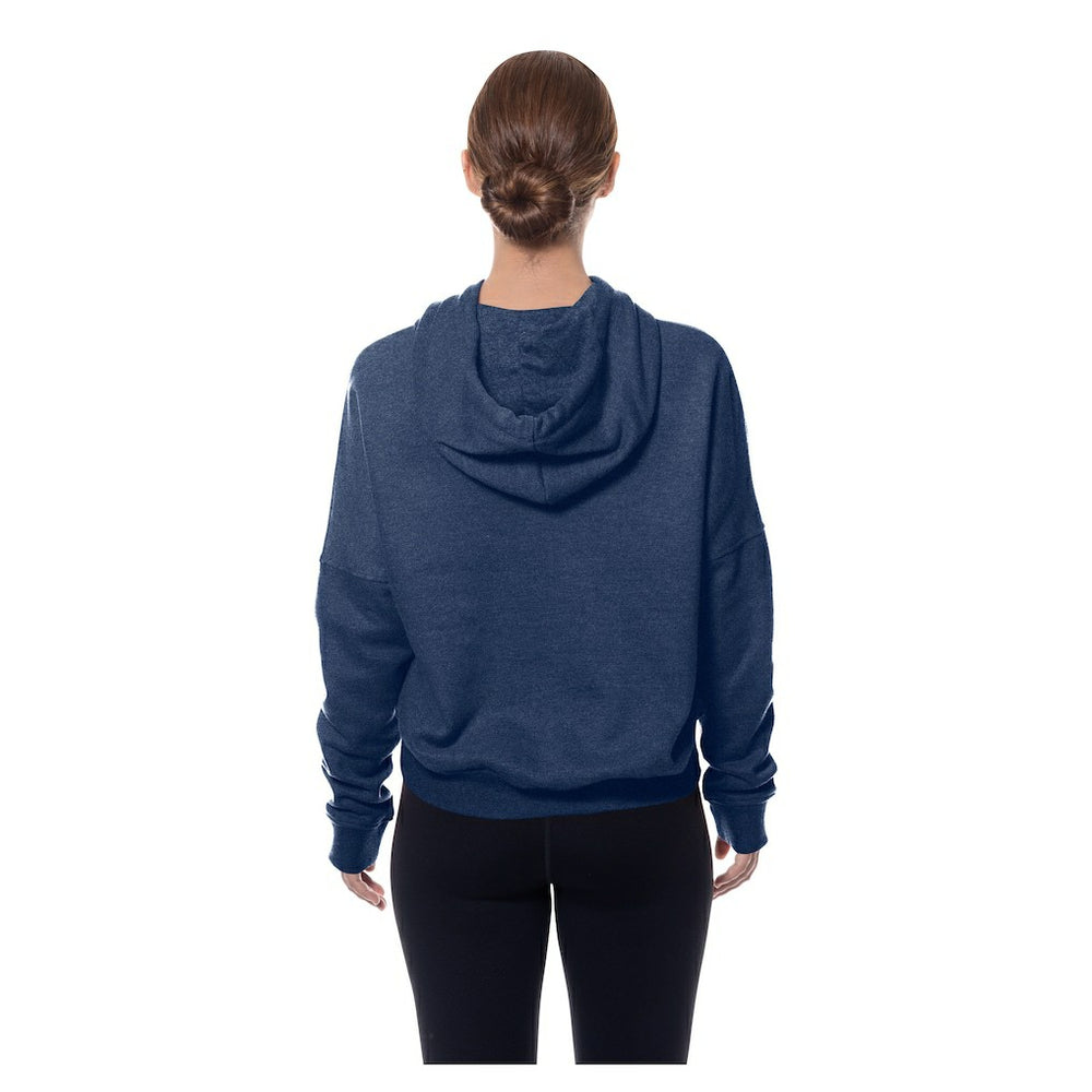 NFL Chicago Bears Women's Throwback Boxy Hoodie Sweatshirt