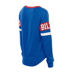 NFL Buffalo Bills Women's Throwback Lace-Up Long-Sleeve T-Shirt