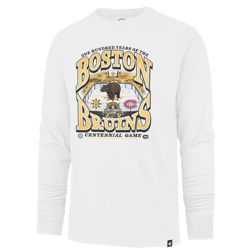 Boston Bruins '47 Centennial Game Long Sleeve T-Shirt