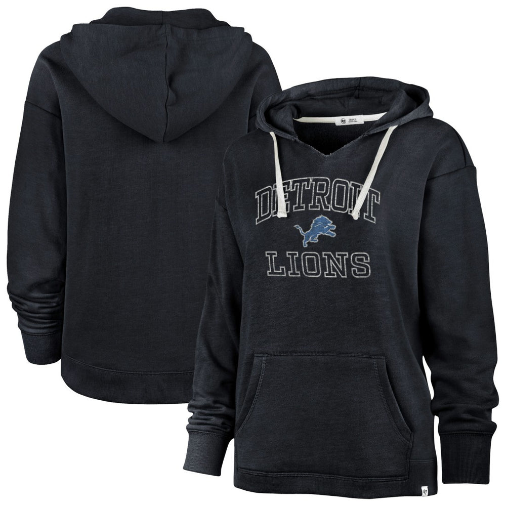 NFL Detroit Lions '47 Women's Plus Size Clarity Kennedy Pullover Hoodie