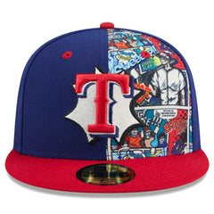 Texas Rangers 2025 MLB Diamond Hero Edition 59FIFTY Fitted Hat - Royal/Red | New Era