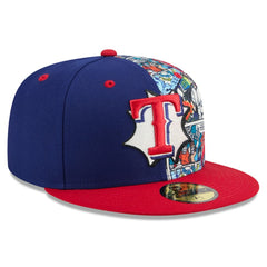 Texas Rangers 2025 MLB Diamond Hero Edition 59FIFTY Fitted Hat - Royal/Red | New Era