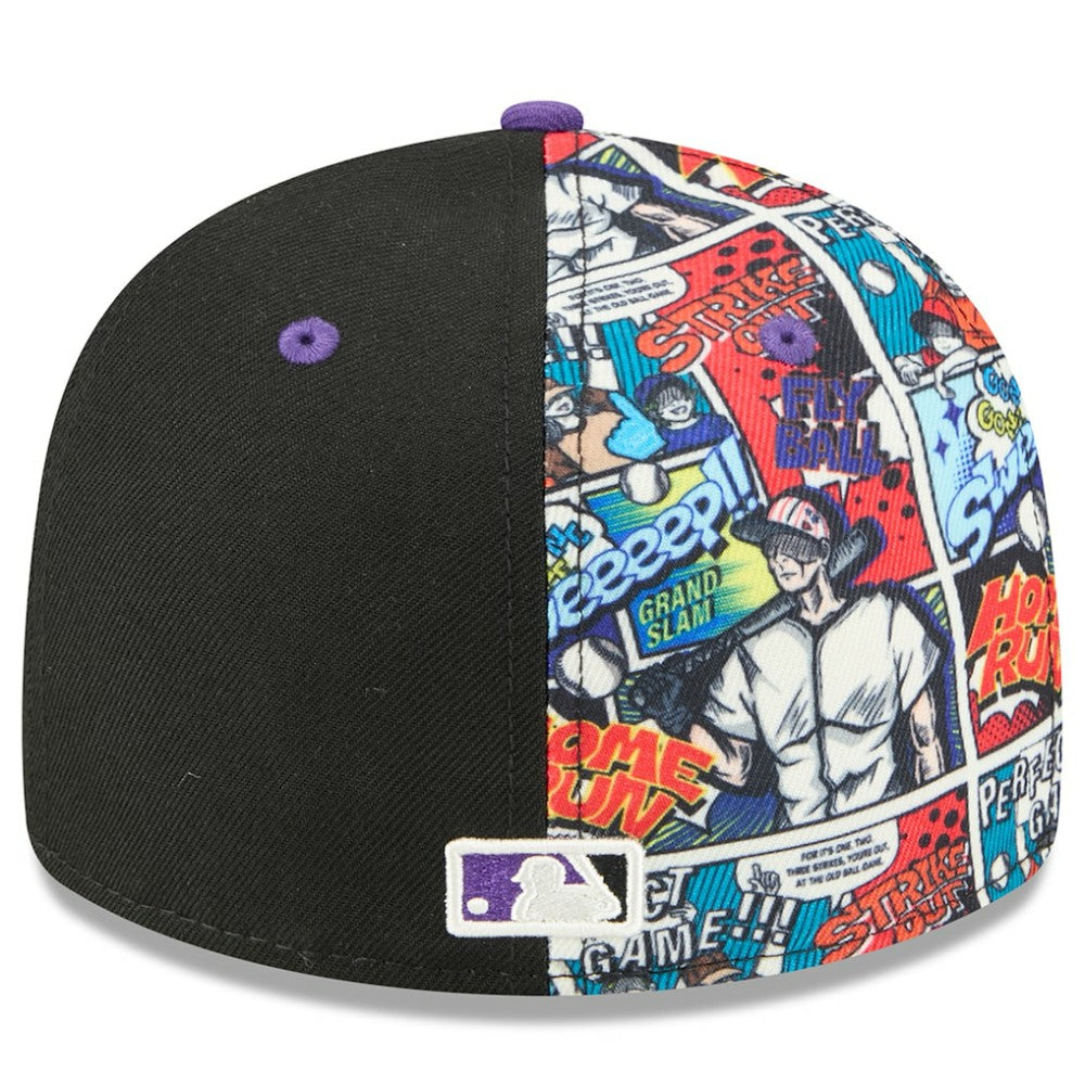 Colorado Rockies 2025 MLB Diamond Hero Edition Low Profile 59FIFTY Fitted Hat - Black/Purple | New Era