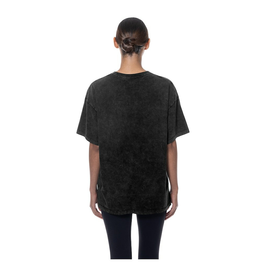 Boston Celtics Women's Throwback Mineral Wash Oversized T-Shirt - Black | New Era on sale