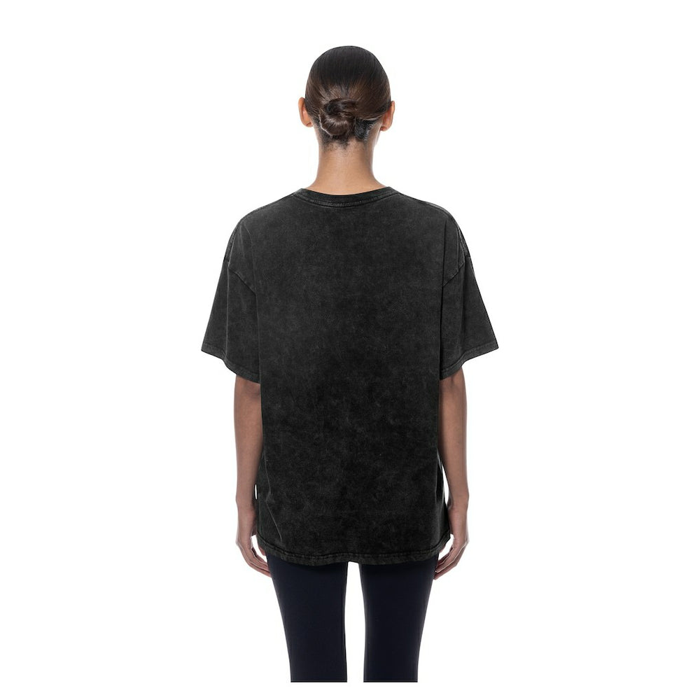 Boston Celtics Women's Throwback Mineral Wash Oversized T-Shirt - Black | New Era on sale