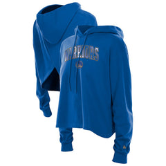 Golden State Warriors Women's Glam Game Open Back Hoodie sale - Royal | New Era sale