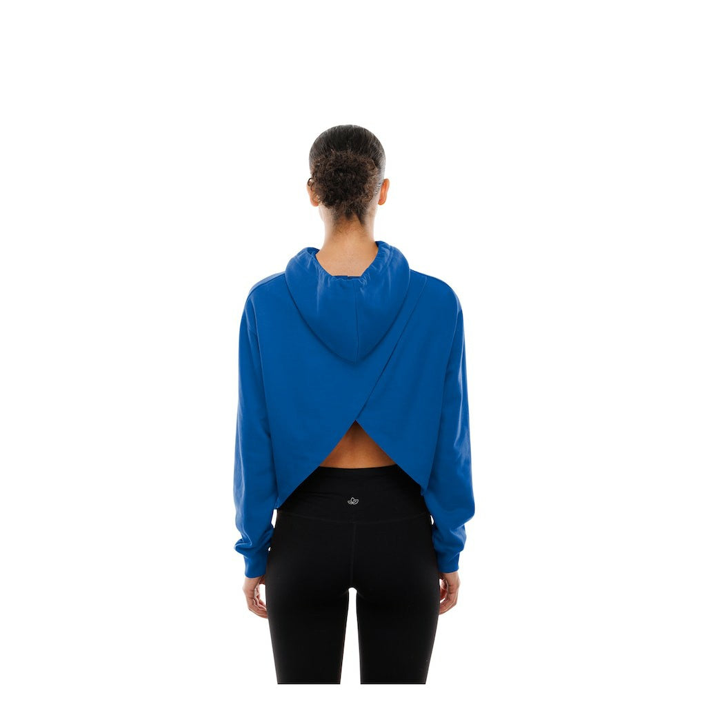 Golden State Warriors Women's Glam Game Open Back Hoodie sale - Royal | New Era sale