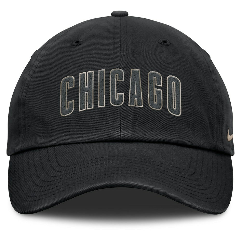 Chicago Cubs Camo Pack Club Adjustable Hat - Black | Nike