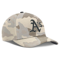 Athletics Camo Pack Rise Adjustable Hat - Natural | Nike