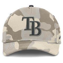 Tampa Bay Rays Camo Pack Rise Adjustable Hat - Natural | Nike