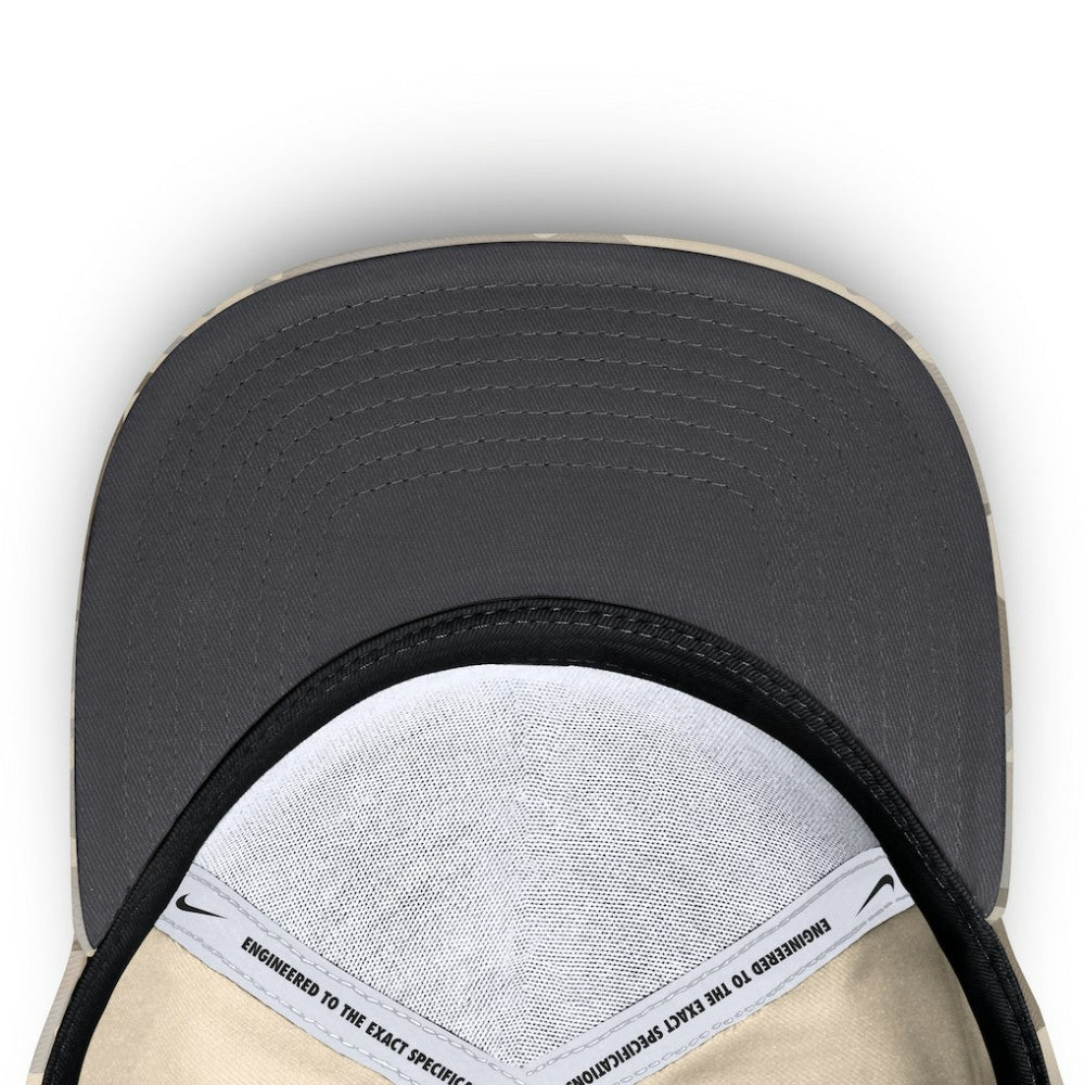 Tampa Bay Rays Camo Pack Rise Adjustable Hat - Natural | Nike