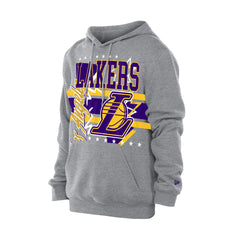 Los Angeles Lakers Injection Sport Classics Fleece Hoodie - Heather Gray | New Era for sale