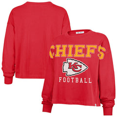NFL Kansas City Chiefs '47 Women's Outreach City Oversized Long Sleeve T-Shirt