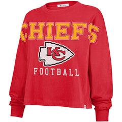 NFL Kansas City Chiefs '47 Women's Outreach City Oversized Long Sleeve T-Shirt