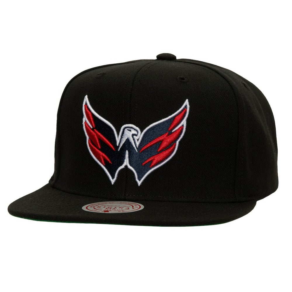 Washington Capitals Mitchell & Ness Core Top Spot Snapback Hat
