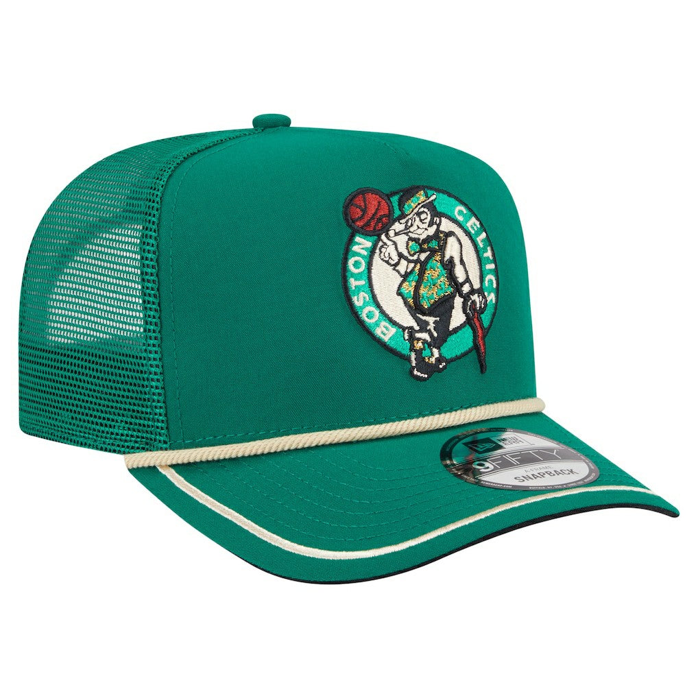 Boston Celtics Vintage Team Rope A-Frame 9FIFTY Snapback Hat - Kelly Green | New Era outlet