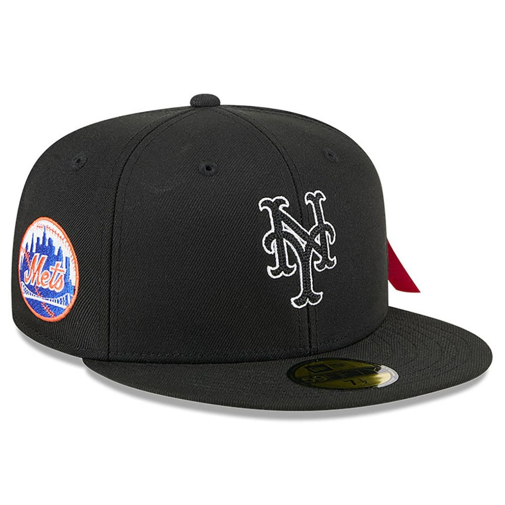 New York Mets x Alpha Industries 59FIFTY Fitted Hat - Black | New Era