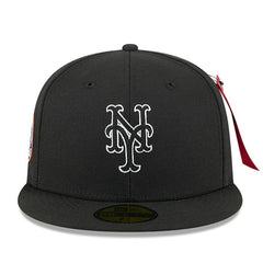 New York Mets x Alpha Industries 59FIFTY Fitted Hat - Black | New Era