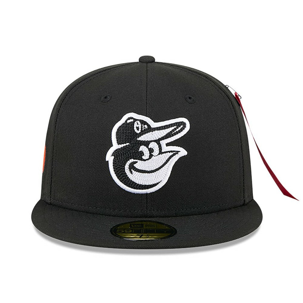 Baltimore Orioles x Alpha Industries 59FIFTY Fitted Hat - Black | New Era