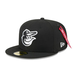 Baltimore Orioles x Alpha Industries 59FIFTY Fitted Hat - Black | New Era