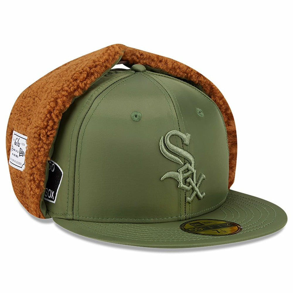 Chicago White Sox x Alpha Industries Dog Ear 59FIFTY Fitted Hat - Olive | New Era