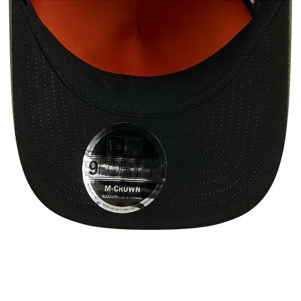 Atlanta Braves x Alpha Industries A-Frame 9FORTY Adjustable Hat - Olive | New Era
