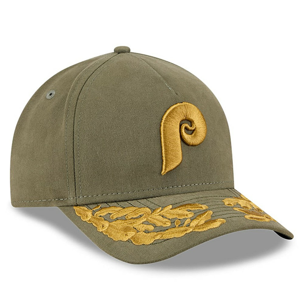 Philadelphia Phillies x Alpha Industries A-Frame 9FORTY Adjustable Hat - Olive | New Era