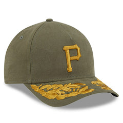 Pittsburgh Pirates x Alpha Industries A-Frame 9FORTY Adjustable Hat - Olive | New Era