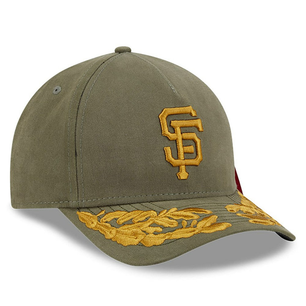 San Francisco Giants x Alpha Industries A-Frame 9FORTY Adjustable Hat - Olive | New Era