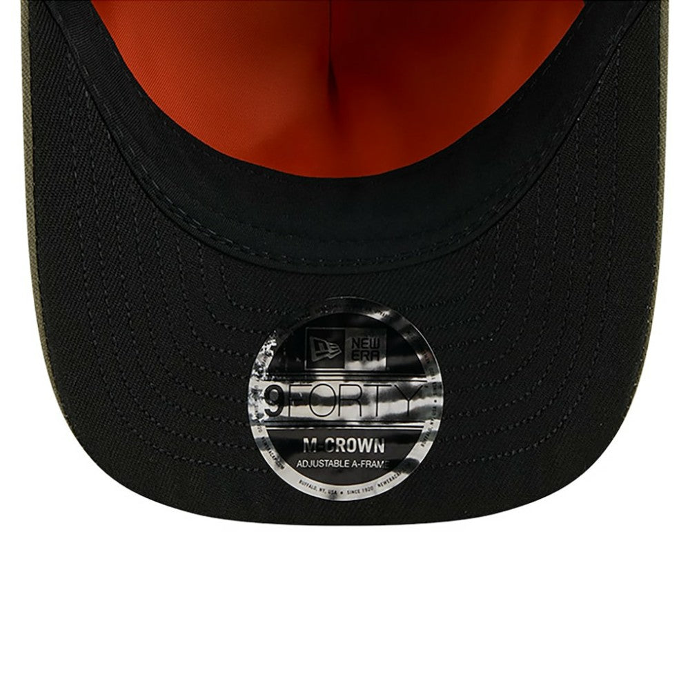 Boston Red Sox x Alpha Industries A-Frame 9FORTY Adjustable Hat - Olive | New Era