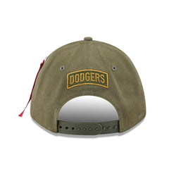 Los Angeles Dodgers x Alpha Industries A-Frame 9FORTY Adjustable Hat - Olive | New Era